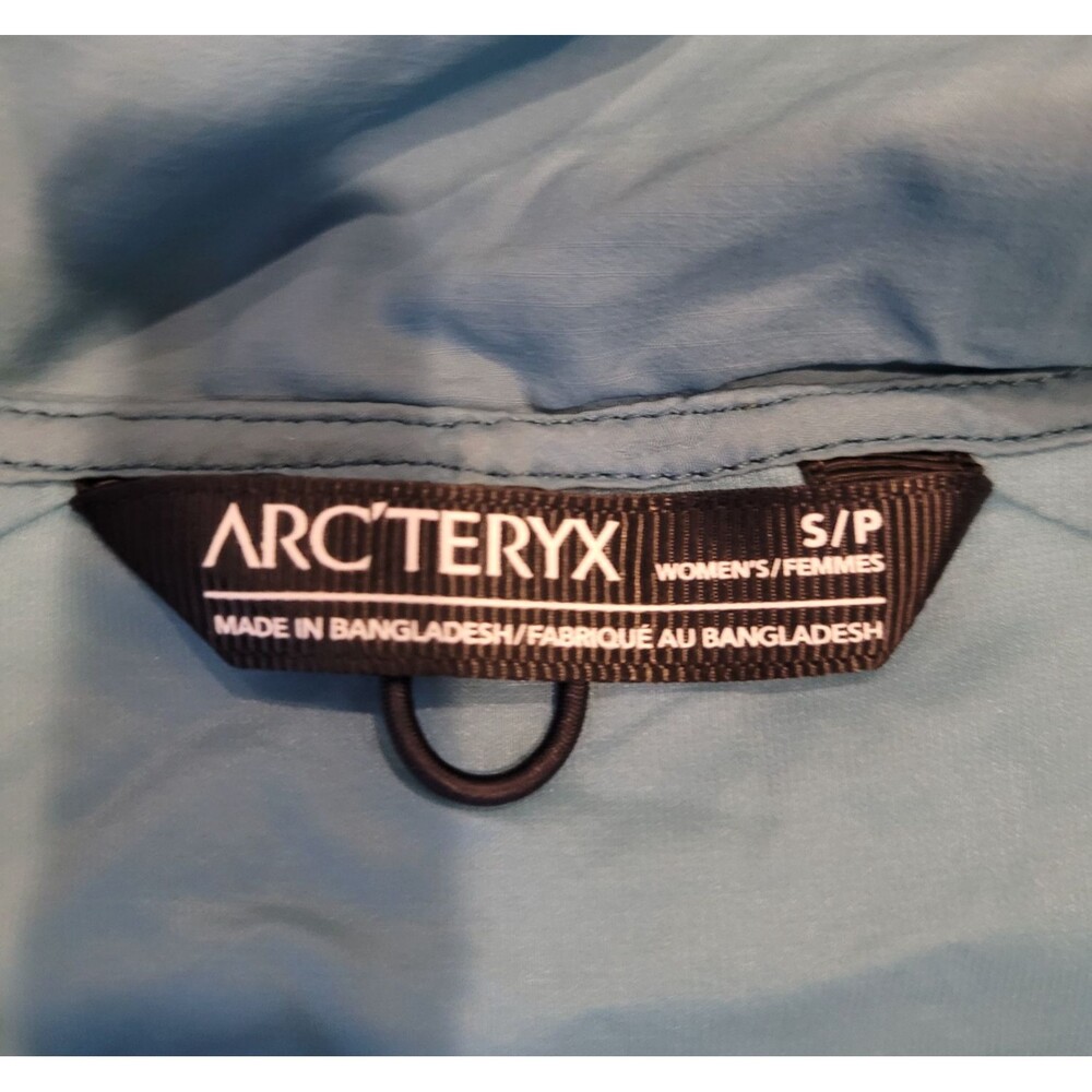 Arc'teryx Atom SL Hoody Jacket Womens S Blue Lightweight Outdoor Hiking Gorpcore - Picture 4 of 13